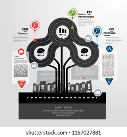 Infographic concept, vector