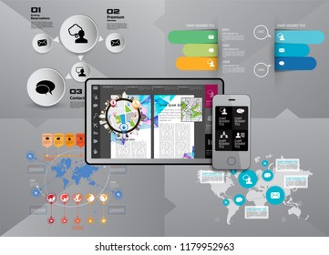 Infographic concept, vector