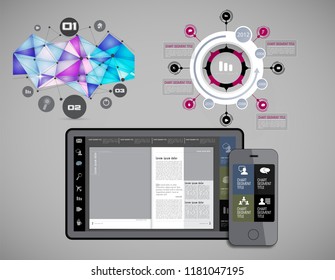 Infographic concept, vector