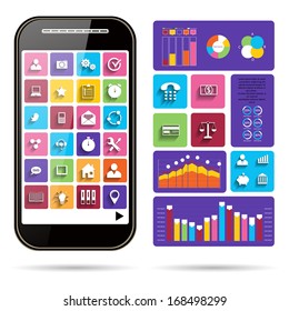 Infographic Concept - Vector Scheme with Icons