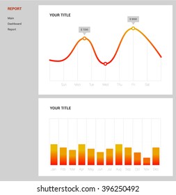 The infographic dashboard template