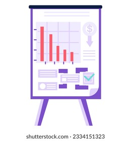 Infographic dashboard template with flat design graphs and charts. Information Graphics elements. Planning schedules, organization time management concept, statistical report with bar diagram