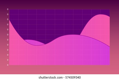 Infographic dashboard template with flat design graphs in colorful themes