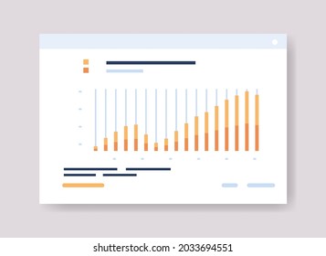 infographic dashboard template with graph statistics data analysis information graphic financial administration