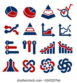 infographic data icon set