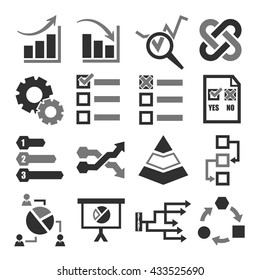 infographic, data icon set