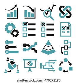 infographic, data icon set