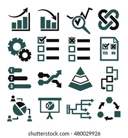 infographic, data icon set