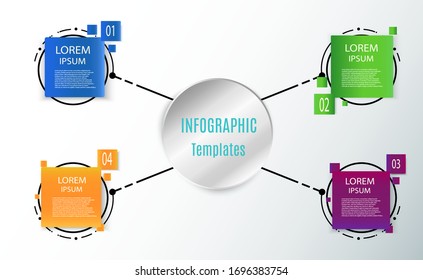 
Infographic data visualization .Vector illustration of infographics on a transparent background.