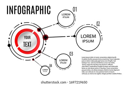 Infographic data visualization .Vector illustration of infographics on a transparent background.