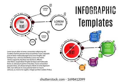 Infographic data visualization .Vector illustration of infographics on a transparent background.	