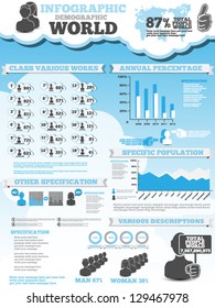 INFOGRAPHIC DEMOGRAPHIC MODERN STYLE 4