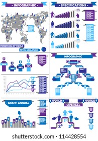 INFOGRAPHIC DEMOGRAPHIC RTERO LABBEL PURPLE