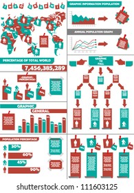 INFOGRAPHIC DEMOGRAPHICS POST IT RED