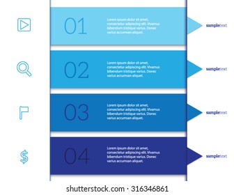 Infographic design background. Eps 10 vector file