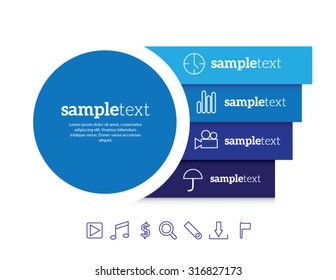 Infographic design background. Eps 10 vector file