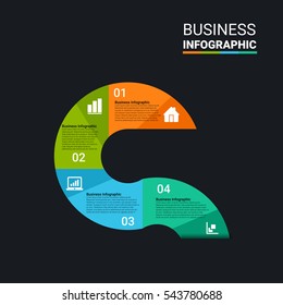 Infographic design with background. Eps 10 vector file.