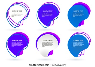 Infographic design of bubbles, isolated on white background. Vector illustration of Eps 10 for sale promo marketing, new product sticker, Discount ad offer price label, symbol for advertising campaign