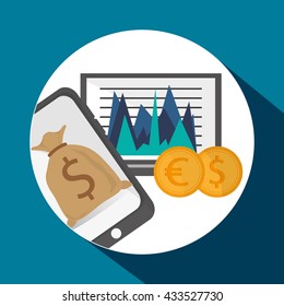 Infographic design. Business icon. Isolated illustration, vector