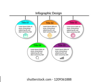 Infographic design circle