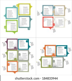 Infographic design collection