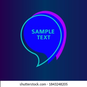 Infographic design with color, light set communication bubbles isolated on the white background. Vector abstract illustration Eps 10. Theme of summer, wellness, nature, healthy living, travel, fitness