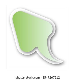 Infographic design with communication bubbles on the background. Eps 10 vector file.