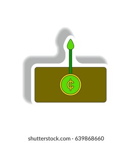 infographic design of currency rate