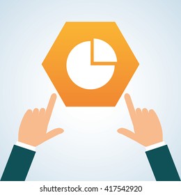 Infographic design. data icon.  business concept. , vector illustration