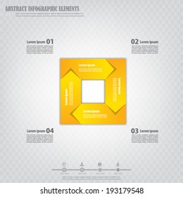 Infographic design element