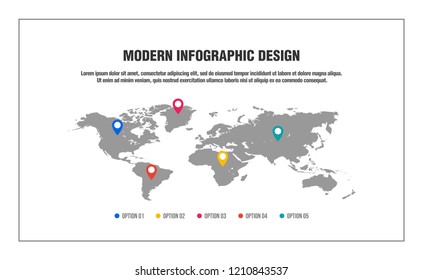 Infographic design elements.