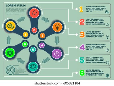 Infographic Design Elements for Business. Vector Illustration.