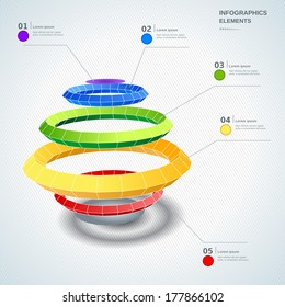 Infographic design elements illustration for business and presentation