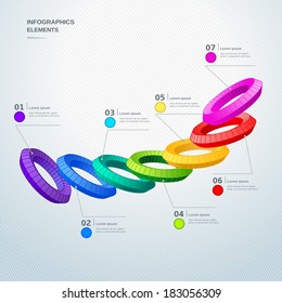Infographic design elements illustration for business and presentation