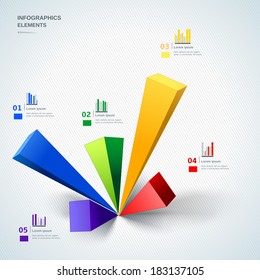 Infographic design elements illustration for business and presentation