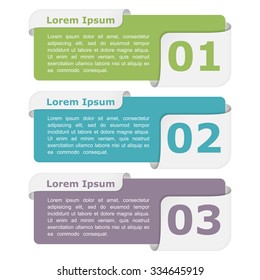 Infographic design elements with place for titles and numbers, vector eps10 illustration