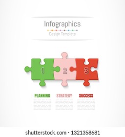 Infographic design elements for your business data with 3 options, parts, steps, timelines or processes. Vector Illustration.
