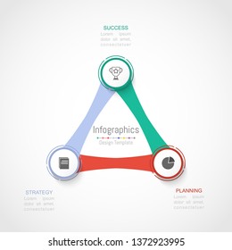 Infographic design elements for your business data with 8 options, parts, steps, timelines or processes. Vector Illustration.