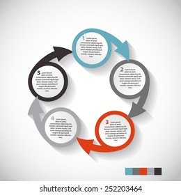 Infographic Design Elements for Your Business Vector Illustration. 