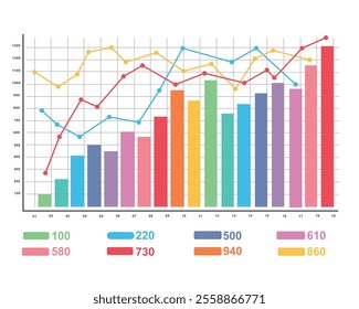 Infographic design elements for your business data with 8 options, parts, steps or processes. Vector illustration design