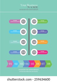 Infographic Design Elements for Your Business Vector Illustration.