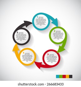 Infographic Design Elements for Your Business Vector Illustration. 