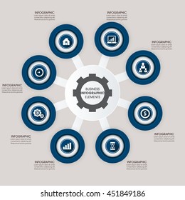 Infographic Design Elements for Your Business Vector Illustration.