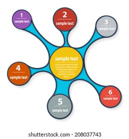 Infographic design. Eps 10 vector file