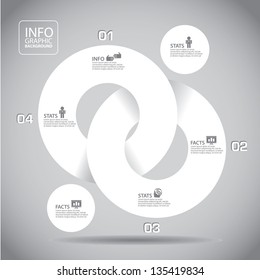 Infografik-Design. EPS 8 Vektor, gruppiert für einfache Bearbeitung. Keine offenen Formen oder Pfade.