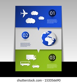 Infographic Design | Flyer or Cover Vector Illustration