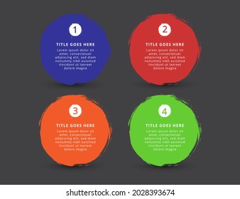 infographic design with gradient and paper shadow effect 4, 5, 6 options or steps. Infographics business concept. 
