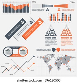 Infographic design. Human resources templates for Business.Vector  EPS 10