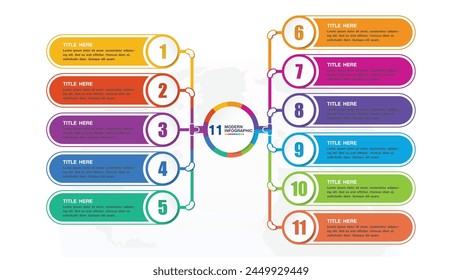 Infographic design with icons and 10 options or steps. Infographics business concept for info graphics, flow charts.