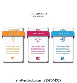 infographic design with icons and 3 options or steps.thine line vector.infographics business concept.can be used for infographics,flow charts,presentations,website,banners,printed materials.